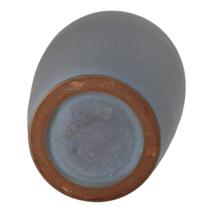 Marblehead Vintage Arts and Crafts Pottery Classically Shaped Gray Vase Shape 15 - Just Art Pottery