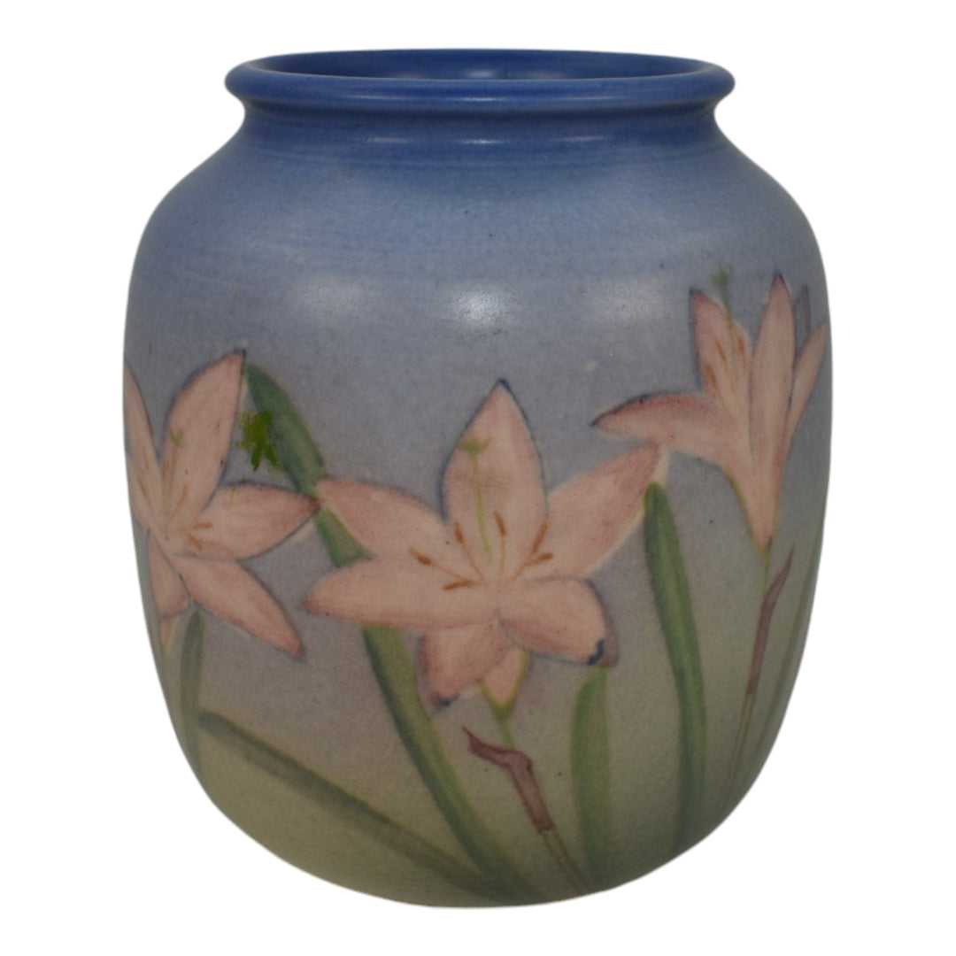 Rookwood 1944 Vintage Art Pottery Purple Ceramic Flower Vase 6194D Shirayamadani - Just Art Pottery