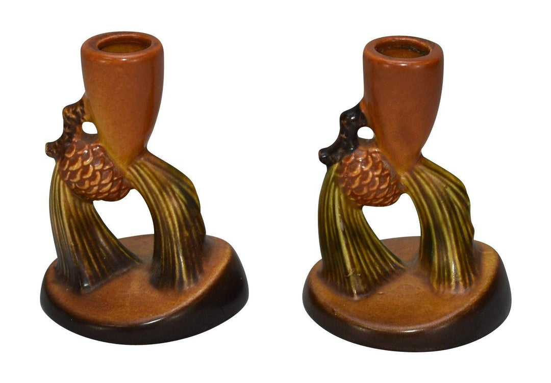 Roseville Candle Holders