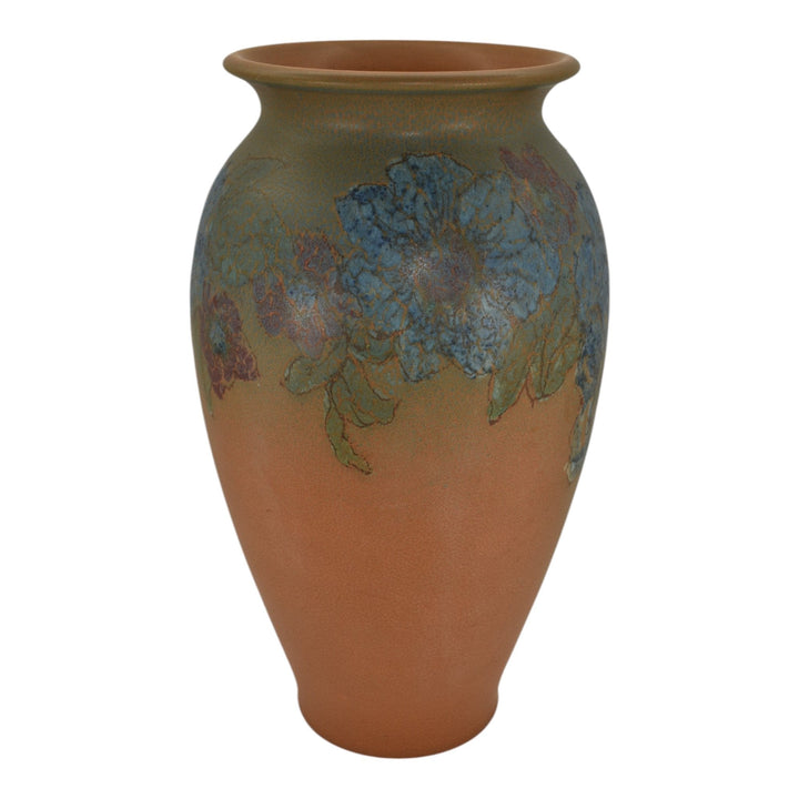 Rookwood 1925 Vintage Art Pottery Floral Ceramic Tall Vase 2064 Klinger