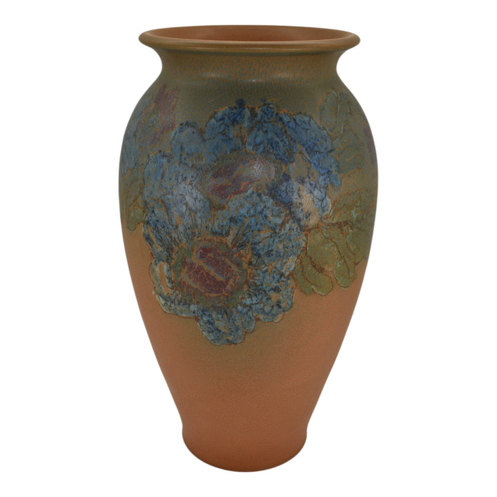 Rookwood 1925 Vintage Art Pottery Floral Ceramic Tall Vase 2064 Klinger