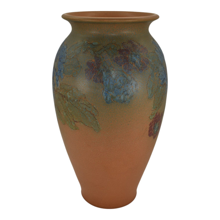 Rookwood 1925 Vintage Art Pottery Floral Ceramic Tall Vase 2064 Klinger