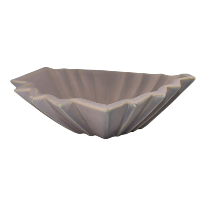 Weller Lorbeek 1920s Vintage Art Deco Pottery Purple Ceramic Console Bowl