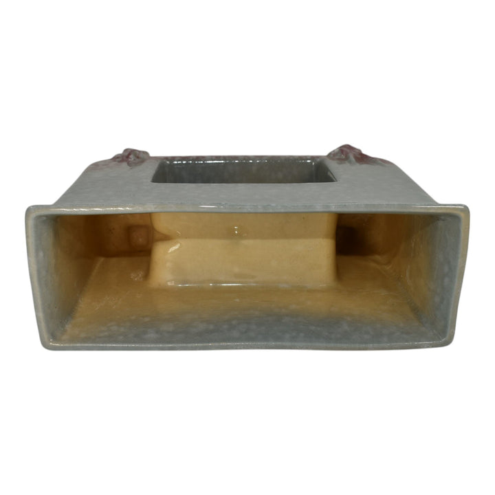 Roseville Artwood Gray 1951 Mid Century Modern Pottery Ceramic Planter 1054-8 - Just Art Pottery
