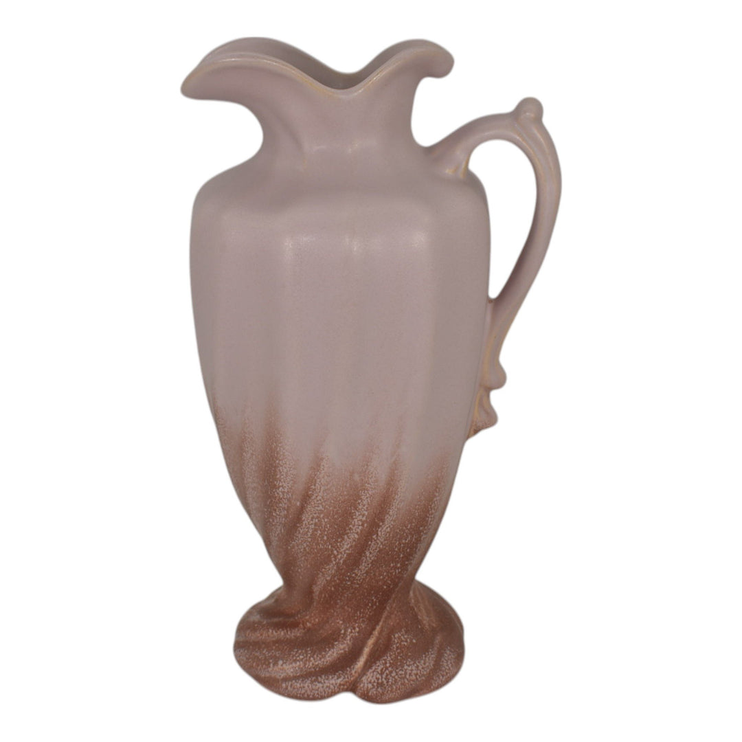 Weller Lido 1930s Vintage Art Deco Pottery Mauve Purple Ceramic Pitcher 13 - Just Art Pottery