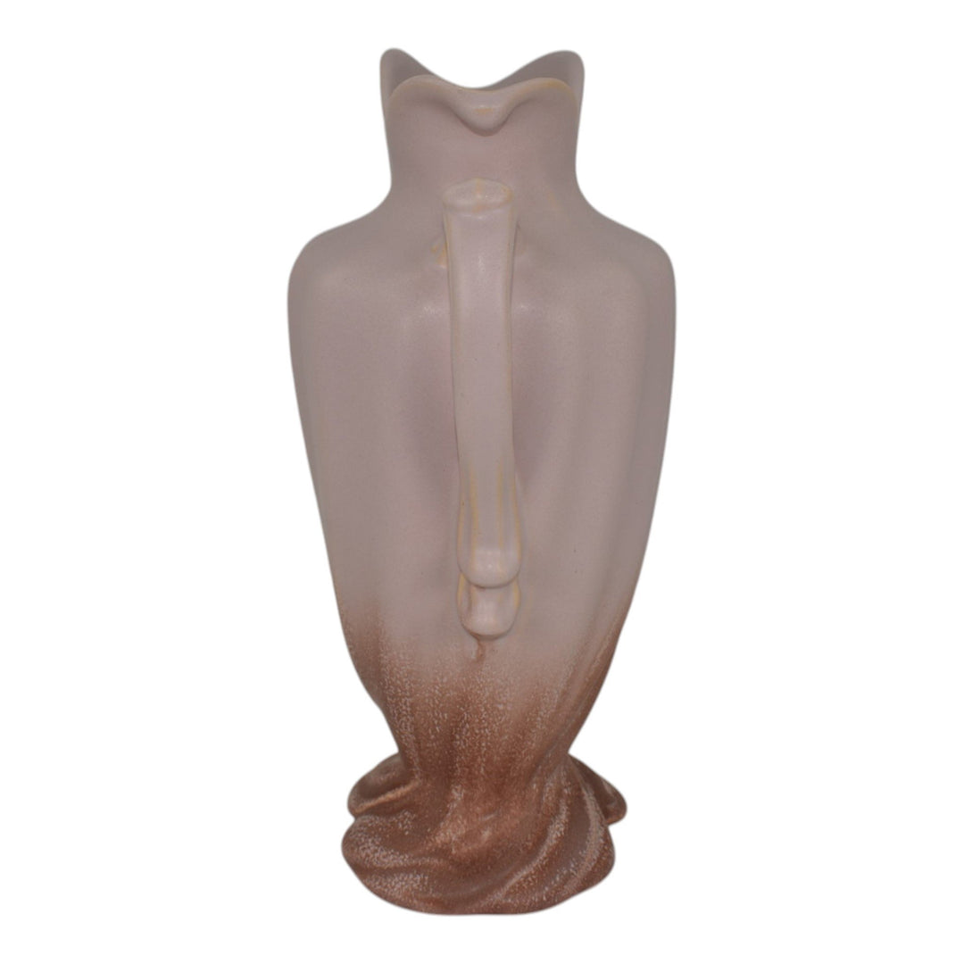 Weller Lido 1930s Vintage Art Deco Pottery Mauve Purple Ceramic Pitcher 13 - Just Art Pottery