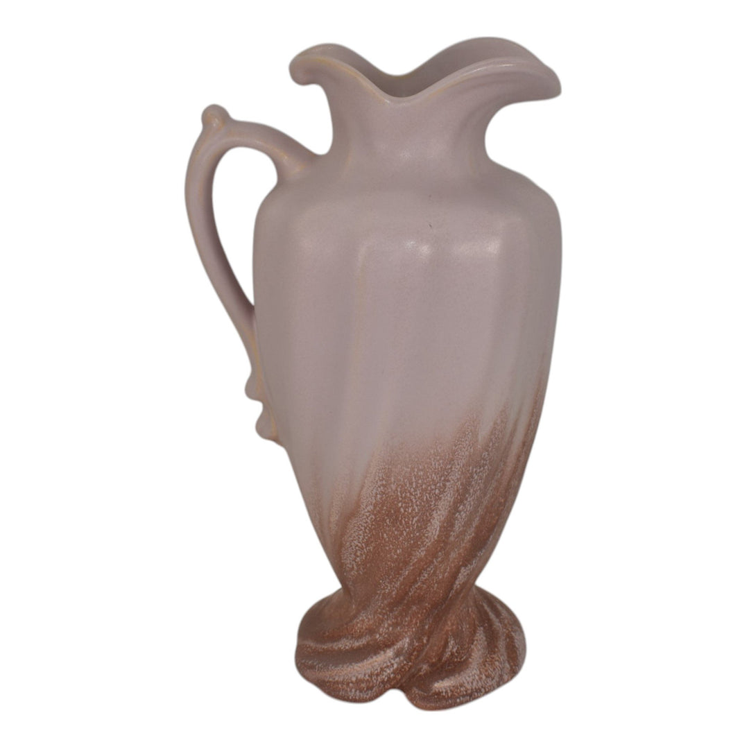 Weller Lido 1930s Vintage Art Deco Pottery Mauve Purple Ceramic Pitcher 13