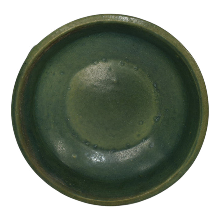 Roseville Zephyr Lily Green 1946 Mid Century Modern Pottery Ceramic Bowl 472-6 - Just Art Pottery