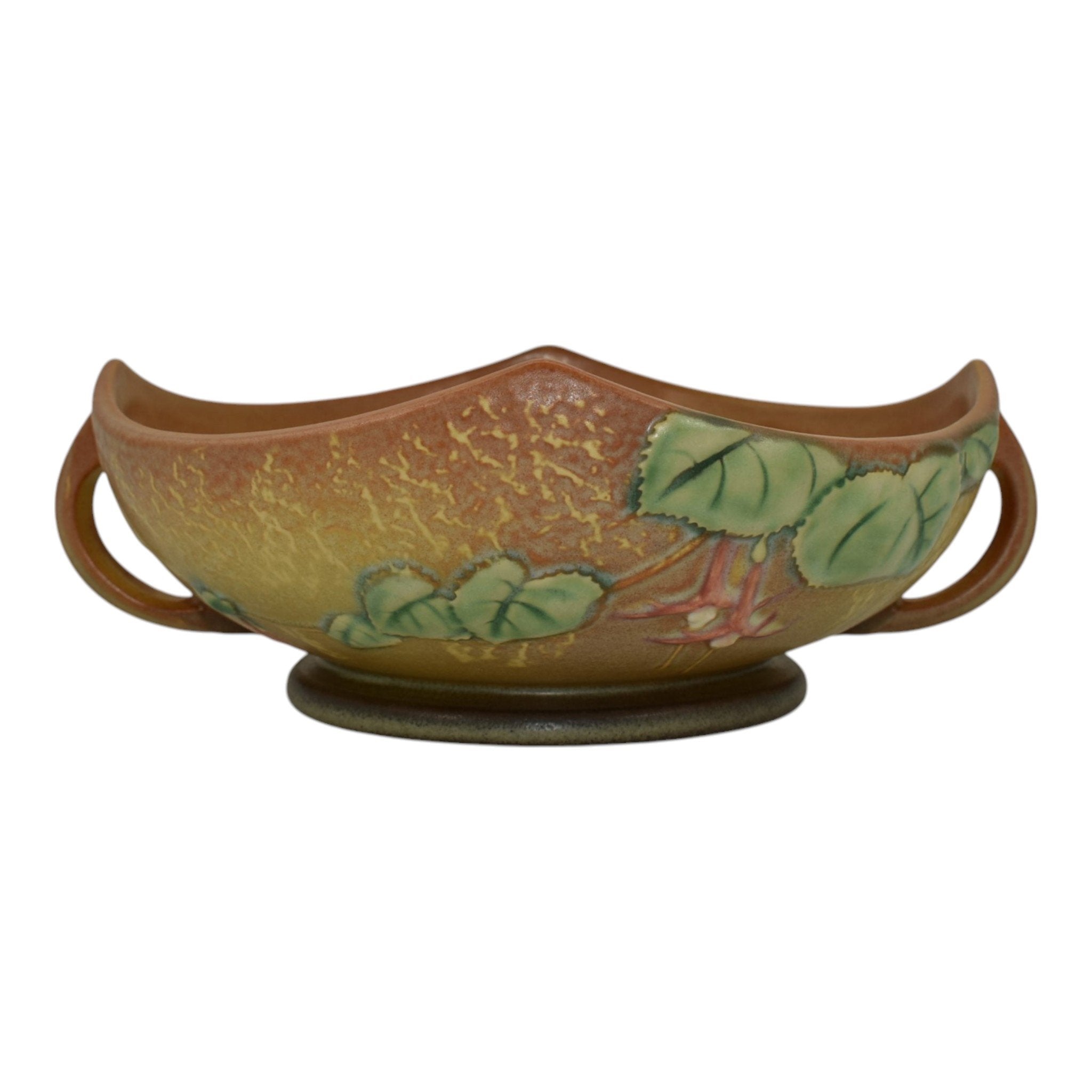 Roseville Fuchsia Brown 1940 Mid Century Modern Art Pottery