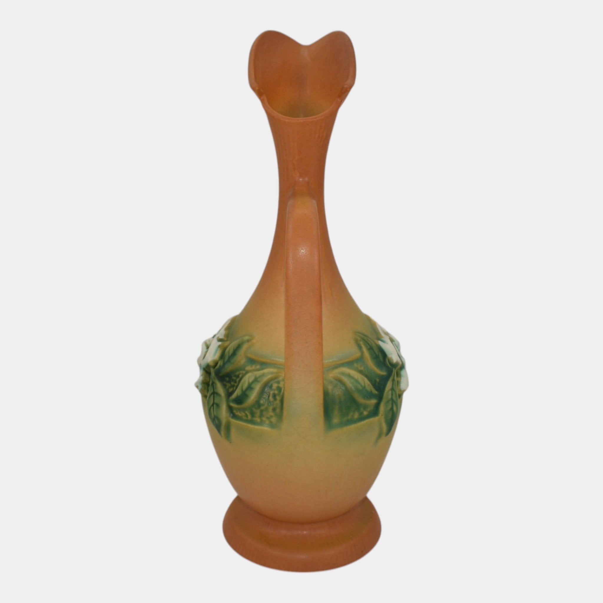 Roseville Gardenia Tan 1950 Mid Century Modern Art Pottery Ceramic