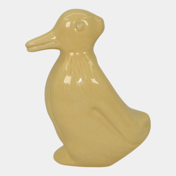 Weller 1930s Vintage Pottery Cream Novelty Ceramic Duck Rabbit Figural Planter