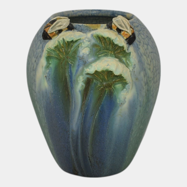 Ephraim Faience 2019 Limited Edition Pottery Honey Harvest Bee Ceramic Vase M08