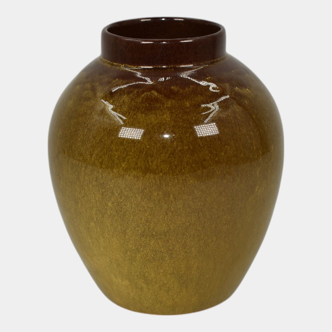 Nicodemus Vintage Mid Century Modern Pottery Brown Ceramic Vase 96 - Just Art Pottery