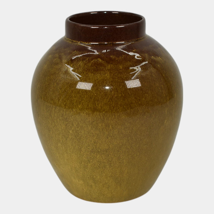 Nicodemus Vintage Mid Century Modern Pottery Brown Ceramic Vase 96 - Just Art Pottery