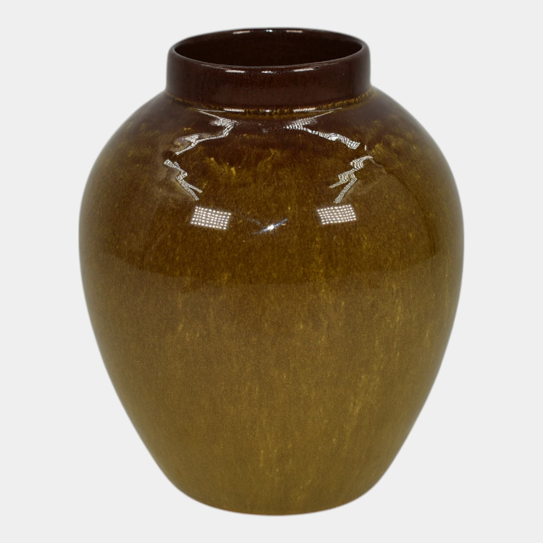Nicodemus Vintage Mid Century Modern Pottery Brown Ceramic Vase 96 - Just Art Pottery