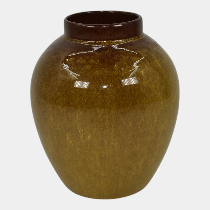 Nicodemus Vintage Mid Century Modern Pottery Brown Ceramic Vase 96 - Just Art Pottery
