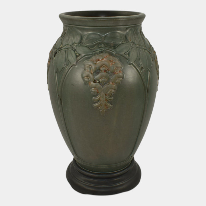 Weller Kenova Arts and Crafts Pottery Matte Green Ceramic Vase - Just Art Pottery
