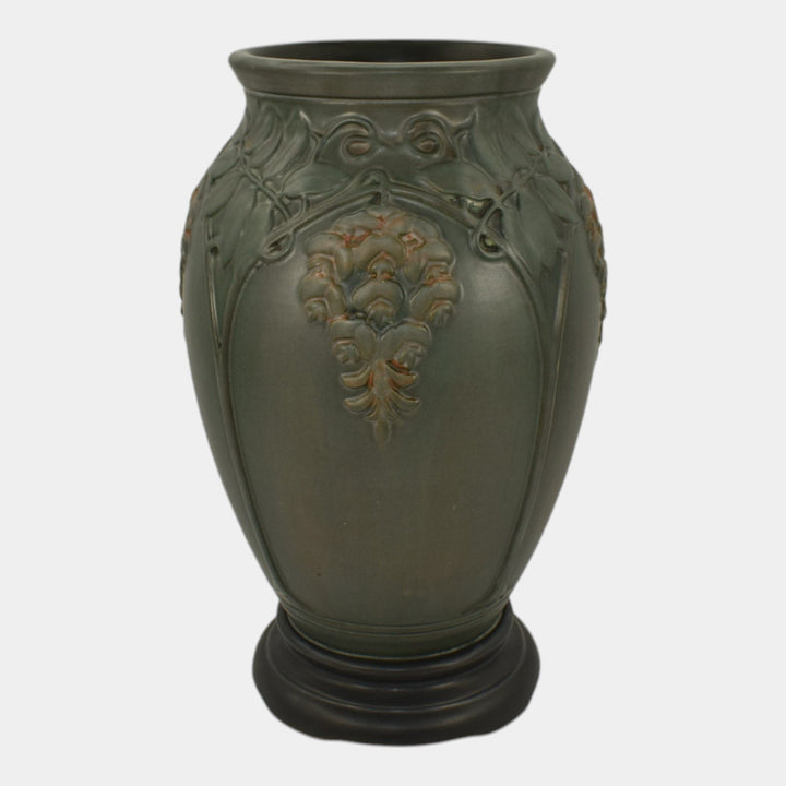 Weller Kenova Arts and Crafts Pottery Matte Green Ceramic Vase - Just Art Pottery
