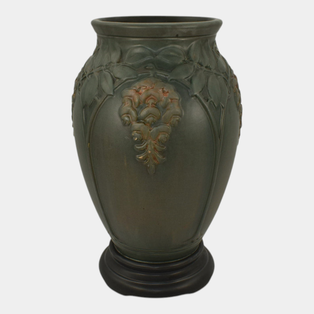 Weller Kenova Arts and Crafts Pottery Matte Green Ceramic Vase - Just Art Pottery