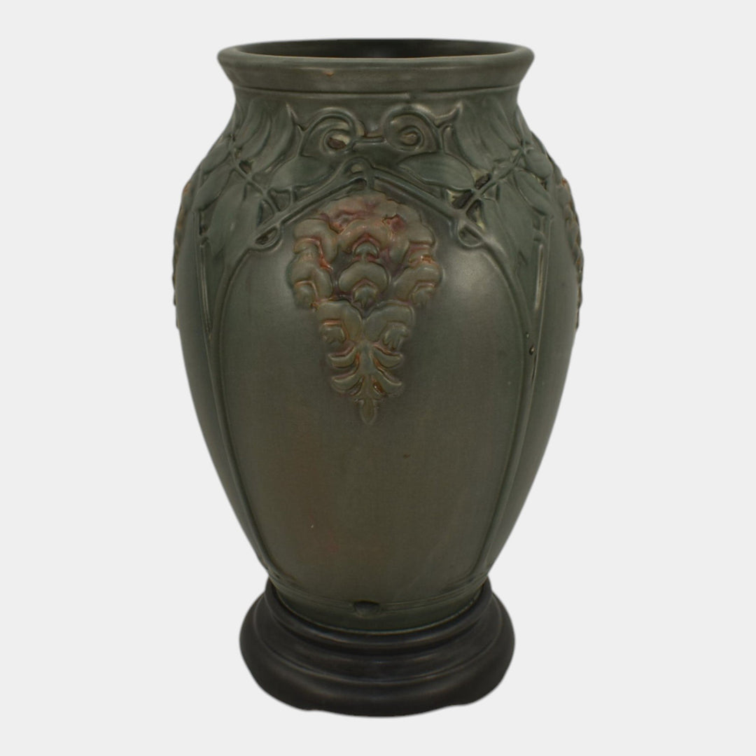 Weller Kenova Arts and Crafts Pottery Matte Green Ceramic Vase - Just Art Pottery