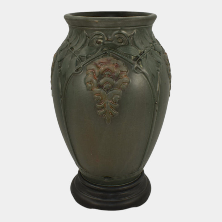 Weller Kenova Arts and Crafts Pottery Matte Green Ceramic Vase - Just Art Pottery
