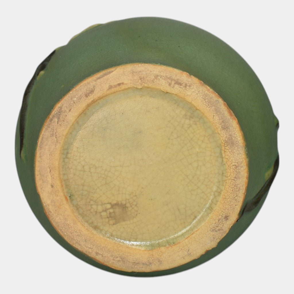 Roseville Dogwood Smooth Green 1920 Vintage Art Pottery Ceramic