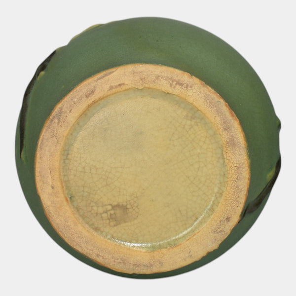 Roseville Dogwood Smooth Green 1920 Vintage Art Pottery Ceramic
