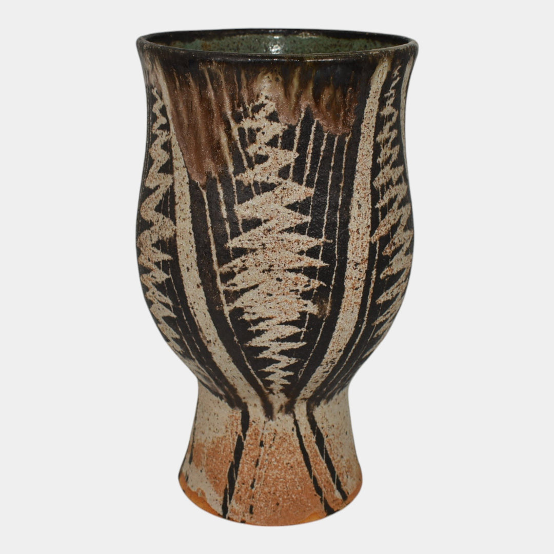 Marguerite Wildenhain Pond Farm Mid Century Studio Pottery Pedestal Vase