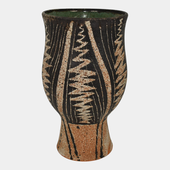 Marguerite Wildenhain Pond Farm Mid Century Studio Pottery Pedestal Vase
