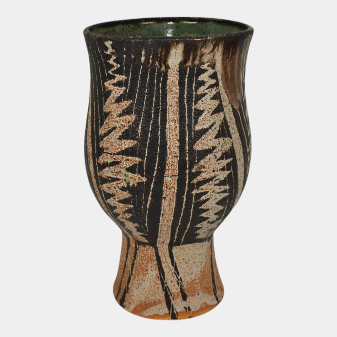 Marguerite Wildenhain Pond Farm Mid Century Studio Pottery Pedestal Vase