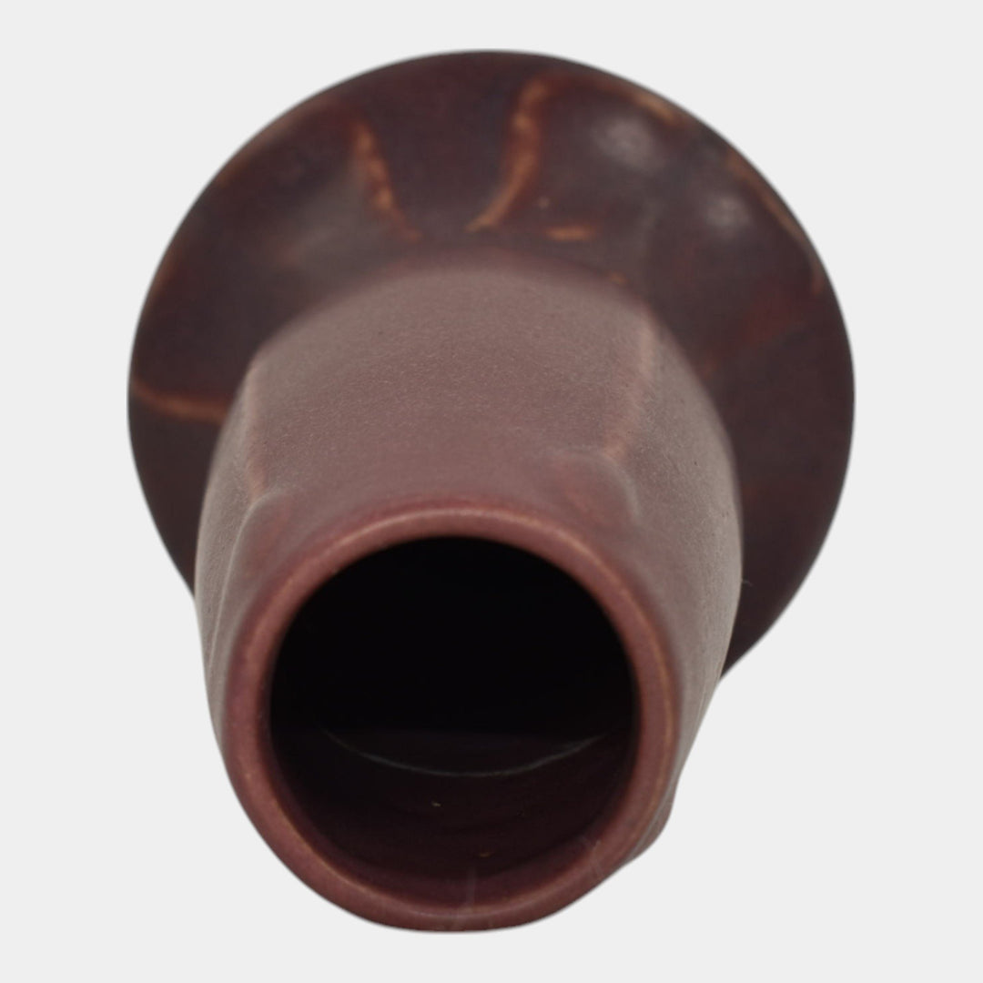 Van Briggle 1916 Arts And Crafts Pottery Purple Ceramic Flower Vase 789 - Just Art Pottery