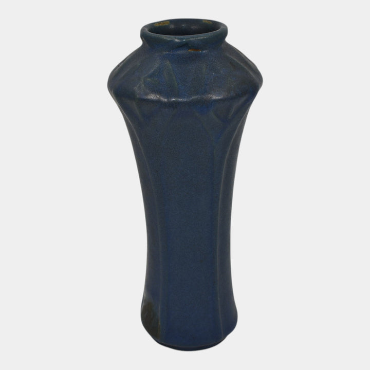 Van Briggle 1907-12 Arts And Crafts Pottery Blue Ceramic Vase 676 - Just Art Pottery