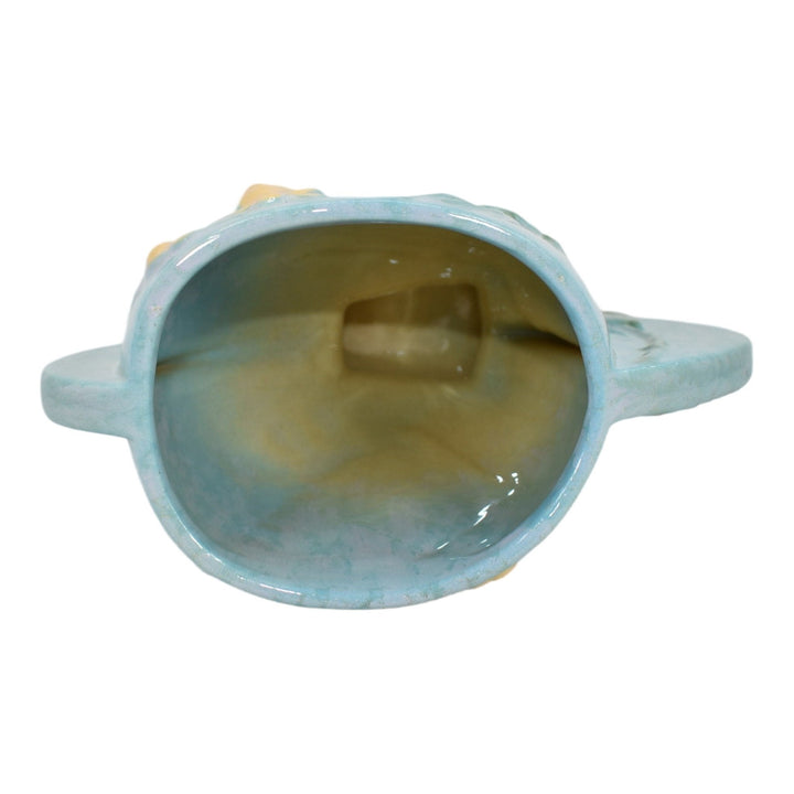 Roseville Wincraft Blue 1948 Vintage Mid Century Modern Art Pottery Vase 241-6