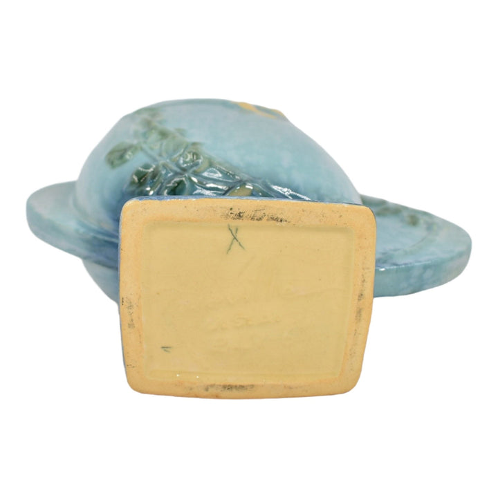 Roseville Wincraft Blue 1948 Vintage Mid Century Modern Art Pottery Vase 241-6