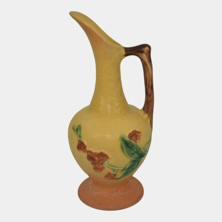 Roseville Bittersweet Yellow 1951 Vintage Art Pottery Ceramic Ewer 816-8 - Just Art Pottery