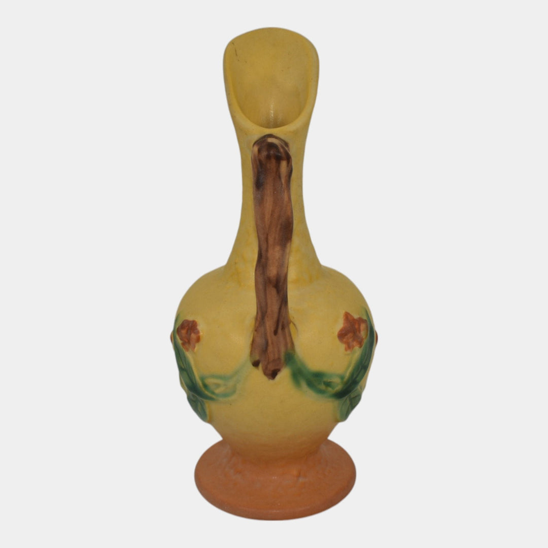 Roseville Bittersweet Yellow 1951 Vintage Art Pottery Ceramic Ewer 816-8 - Just Art Pottery