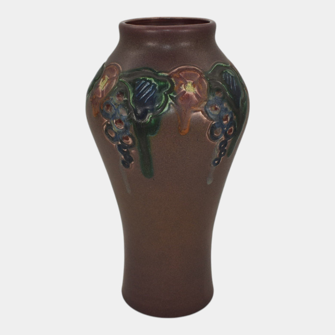 Rookwood 1916 Vintage Art Pottery Purple Glaze Ceramic Flower Vase 909C Todd - Just Art Pottery