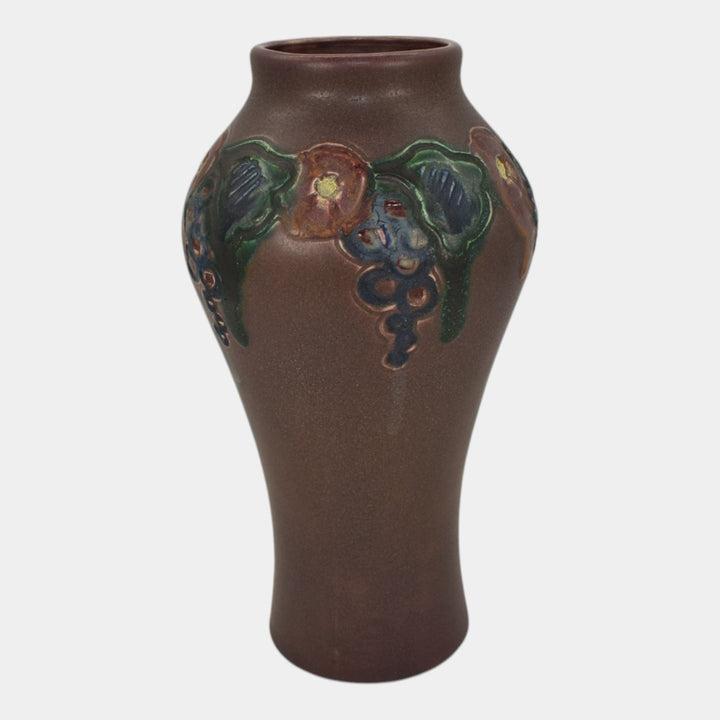 Rookwood 1916 Vintage Art Pottery Purple Glaze Ceramic Flower Vase 909C Todd - Just Art Pottery