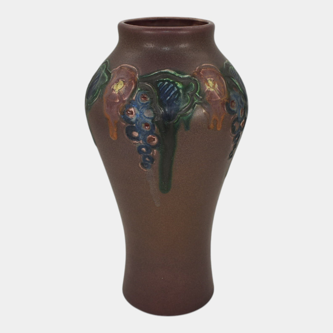 Rookwood 1916 Vintage Art Pottery Purple Glaze Ceramic Flower Vase 909C Todd - Just Art Pottery
