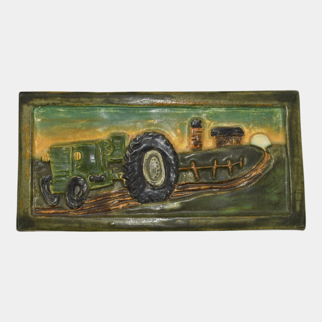Ephraim Faience Pottery 2003 Down On The Farm Ceramic Tile 391 - Just Art Pottery