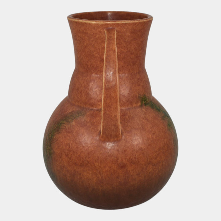 Roseville Windsor Brown 1931 Vintage Art Pottery Ceramic Vase - Just Art Pottery