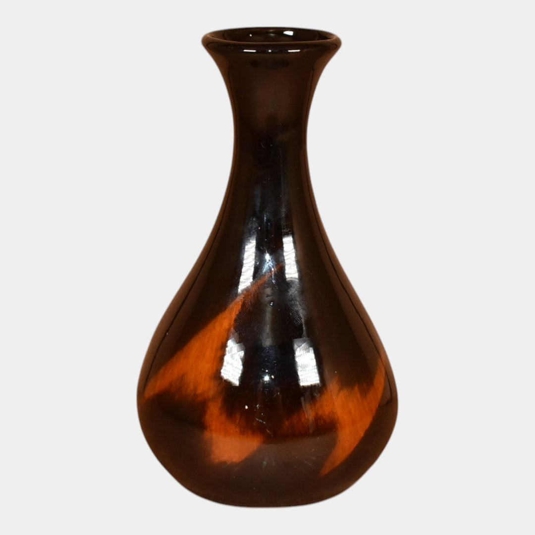 McCoy Rosewood 1903 Vintage Art Pottery Standard Glaze Ceramic Bud Vase 9 - Just Art Pottery