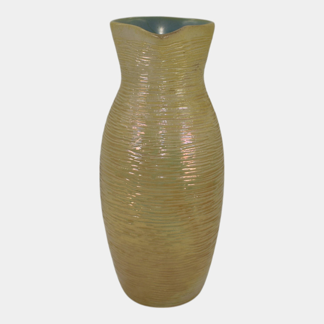 Pigeon Forge Tennessee Art Pottery Mid Century Modern Ceramic Pitcher Vase - Just Art Pottery