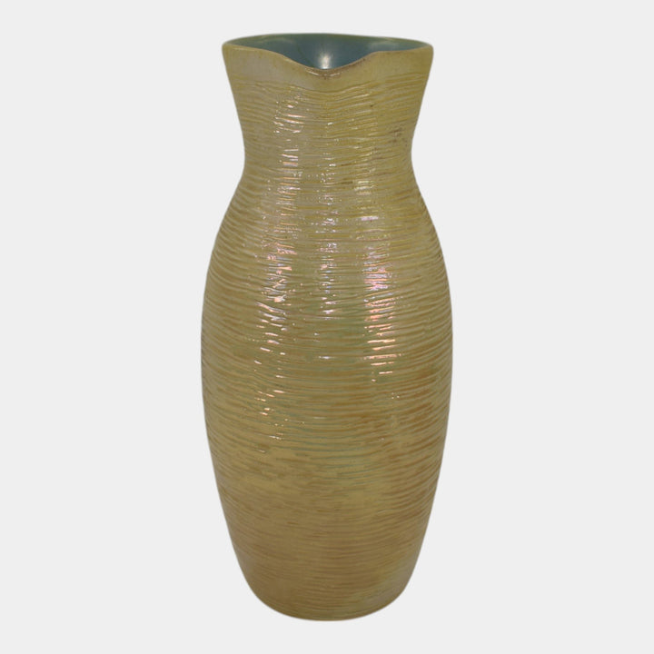 Pigeon Forge Tennessee Art Pottery Mid Century Modern Ceramic Pitcher Vase - Just Art Pottery