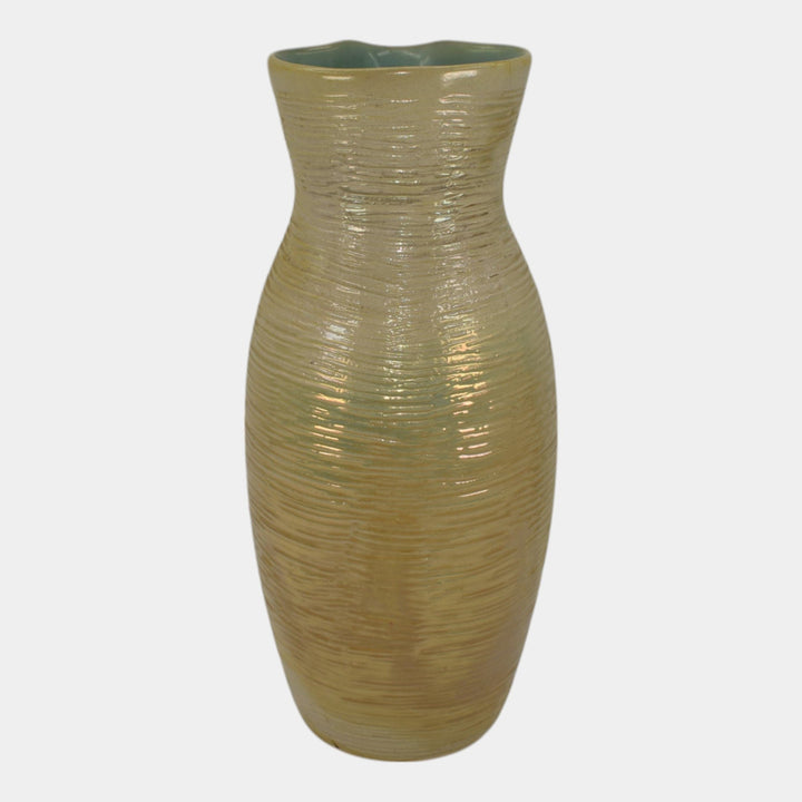 Pigeon Forge Tennessee Art Pottery Mid Century Modern Ceramic Pitcher Vase - Just Art Pottery