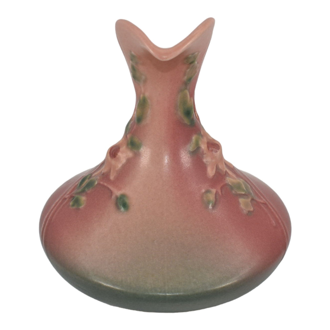 Roseville Columbine Pink 1941 Vintage Art Deco Pottery Ceramic Ewer 18-7