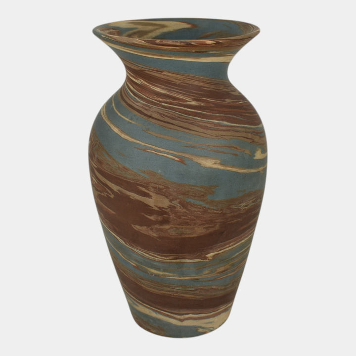Niloak Mission Swirl 1910-24 Vintage Art Pottery Flared Rim 8" Vase
