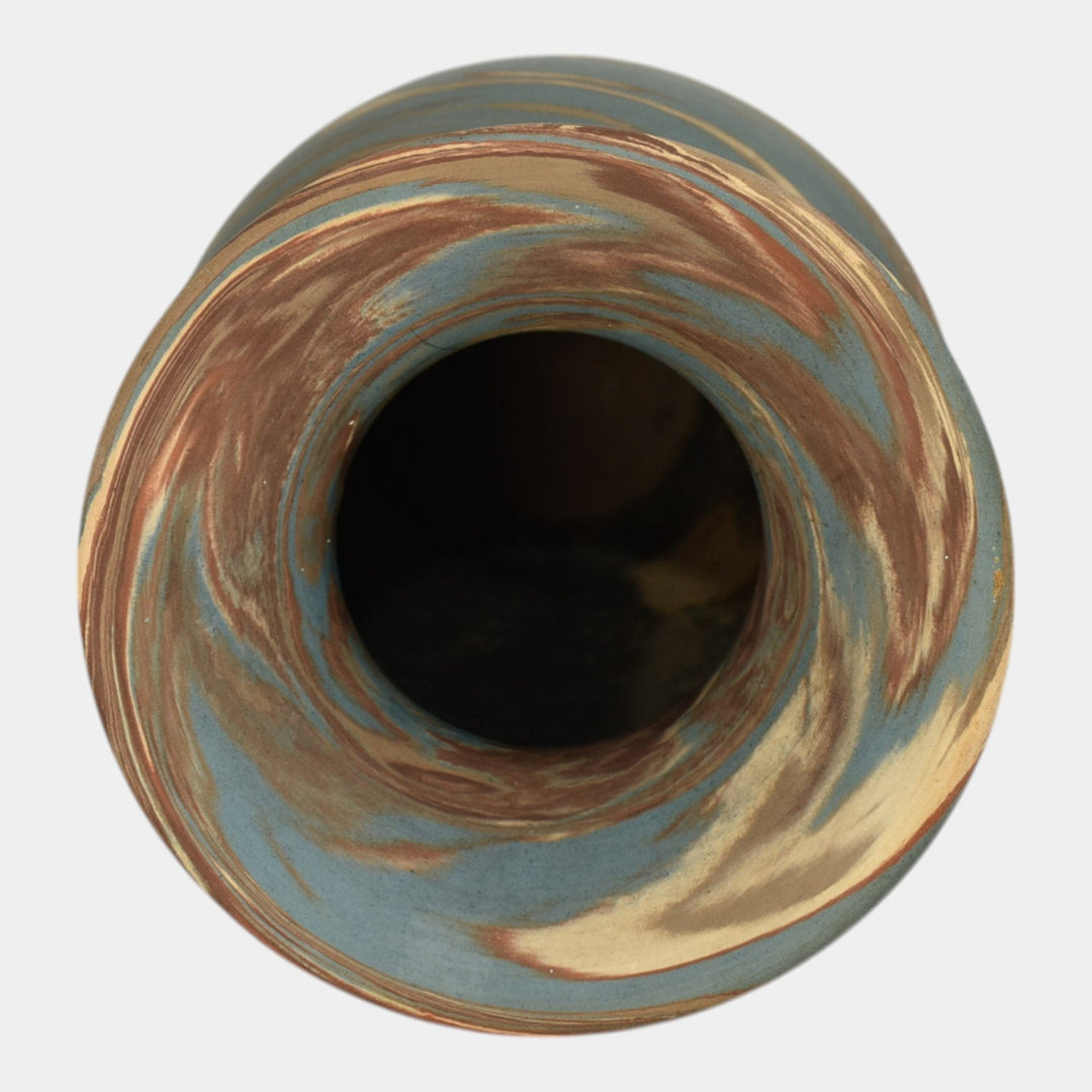 Niloak Mission Swirl 1910-24 Vintage Art Pottery Flared Rim 8" Vase