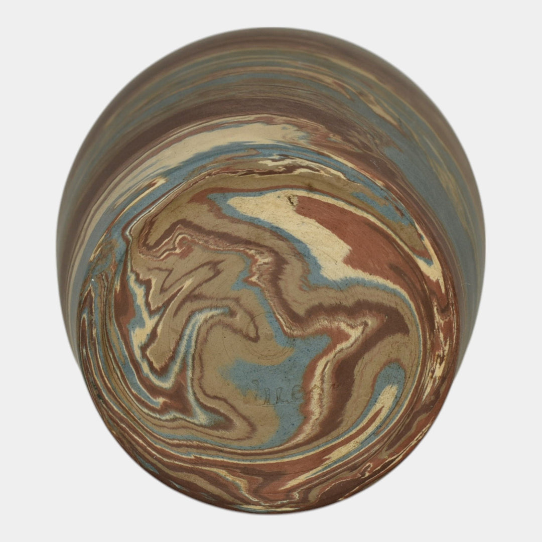 Niloak Mission Swirl 1910-24 Vintage Art Pottery Flared Rim 8" Vase
