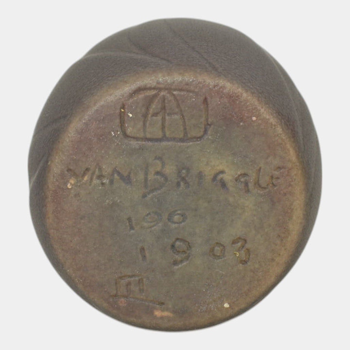 Van Briggle 1903 Vintage Arts And Crafts Pottery Vase 196 - Just Art Pottery